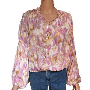 Marc New York Relaxed Pink Purple Blouse